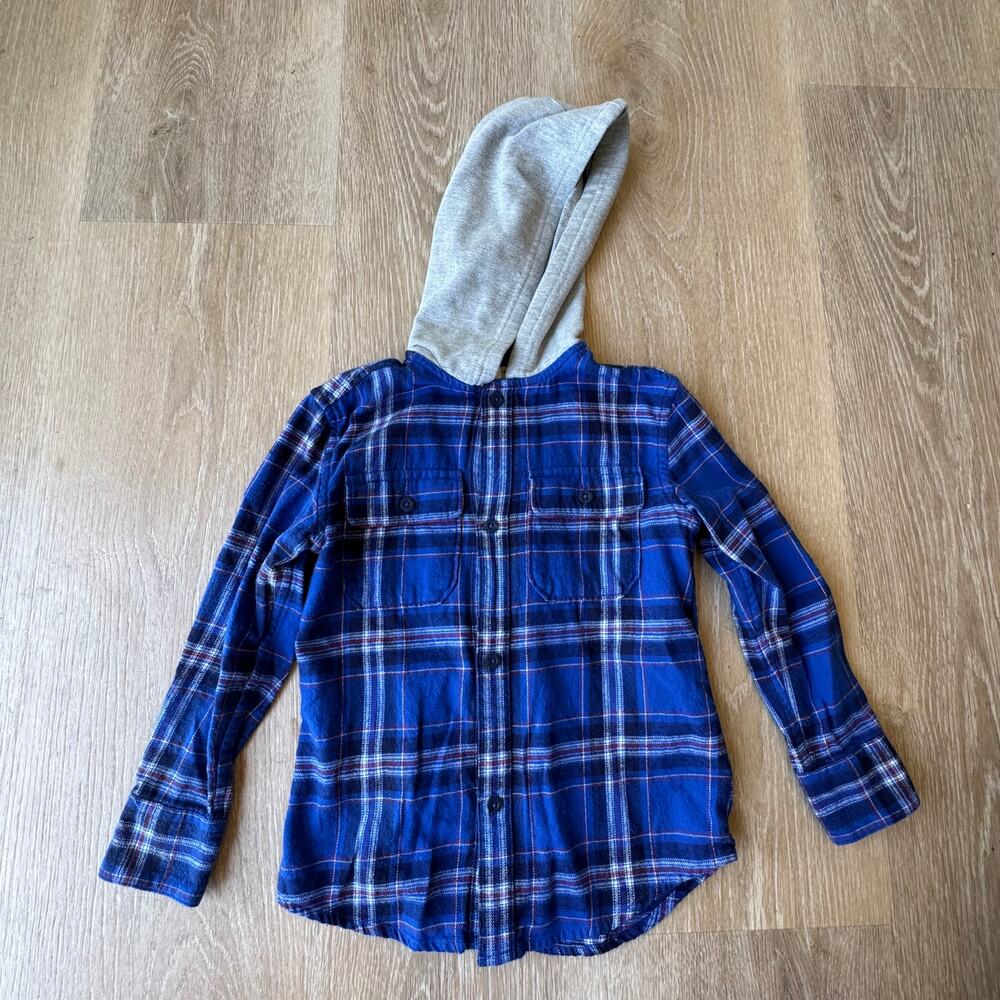 Tucker + Tate Hooded Flannel - Size 3